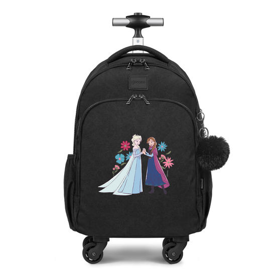 Mochila de Carrinho 4 Rodas Fun - Flores de Arendelle