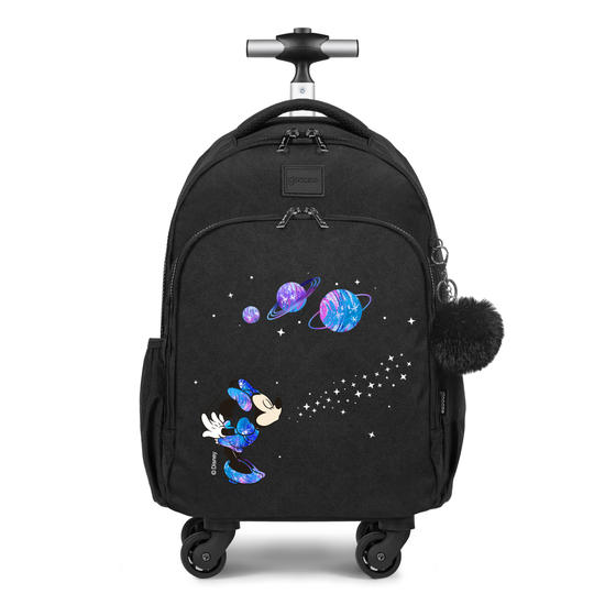 Mochila de Carrinho 4 Rodas Fun - Minnie Poeira das Estrelas