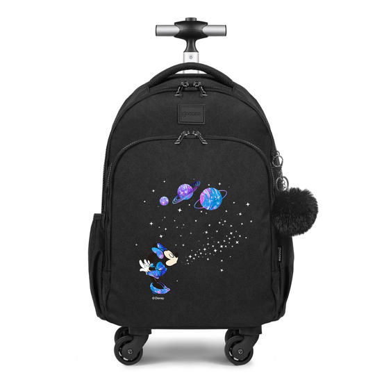 Mochila de Carrinho 4 Rodas Fun - Minnie Poeira das Estrelas