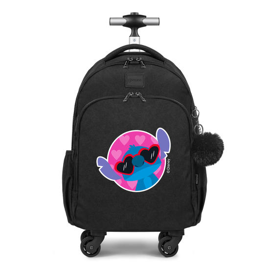 Mochila de Carrinho 4 Rodas Fun - Stitch Love