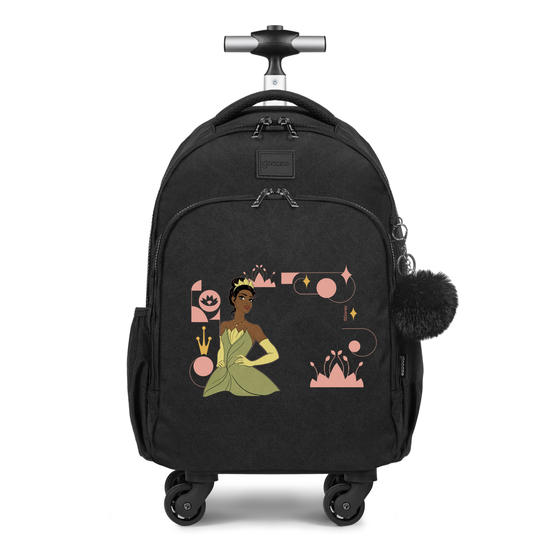Mochila de Carrinho 4 Rodas Fun - Tiana Inicial Fancy