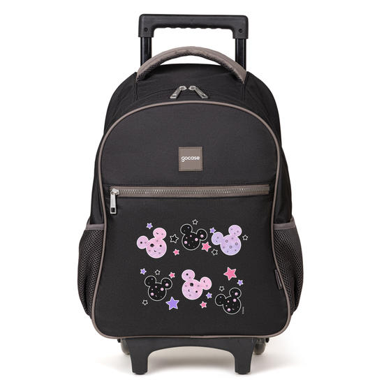 Mochila de Carrinho 2 Rodas Play -  Mickey Estrelado