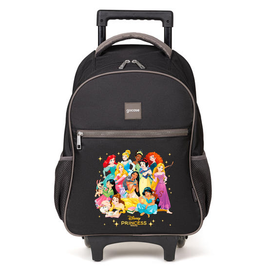 Mochila de Carrinho 2 Rodas Play - Princesas - Sempre Unidas