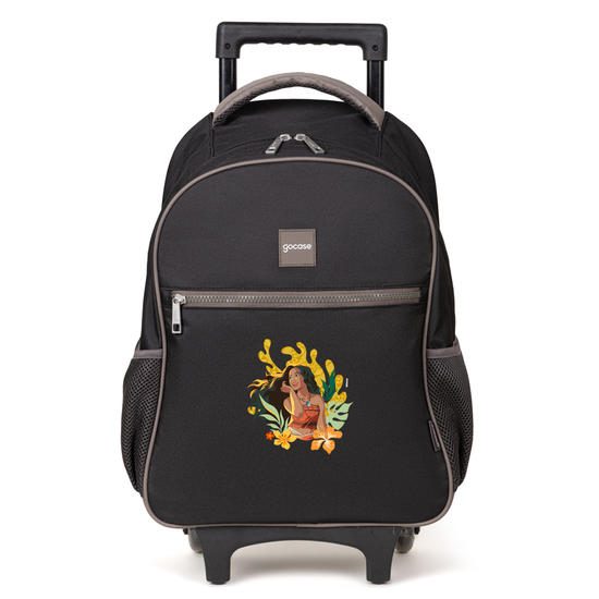 Mochila de Carrinho 2 Rodas Play - Moana Live Action - Brilho do Sol