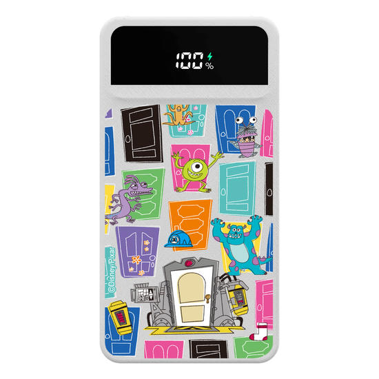 Carregador Portátil Turbo 10000mah - Monstros S.A. - Portas de Armário