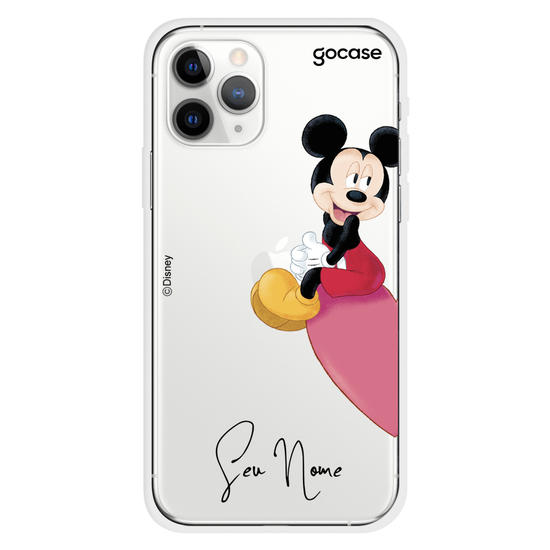 Capinha para celular Disney - BFF Mickey e Minnie Coração - Mickey