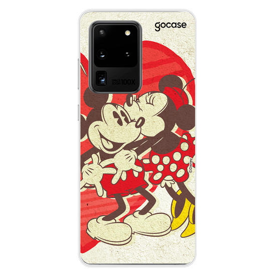 Capinha para celular Disney - Mickey e Minnie - Heart