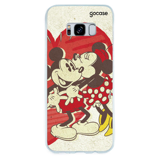 Capinha para celular Disney - Mickey e Minnie - Heart