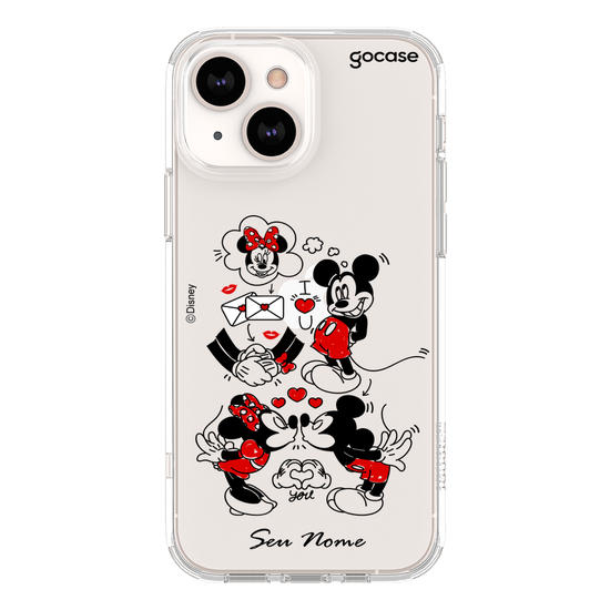 Capinha para celular Mickey & Amigos - Cartas