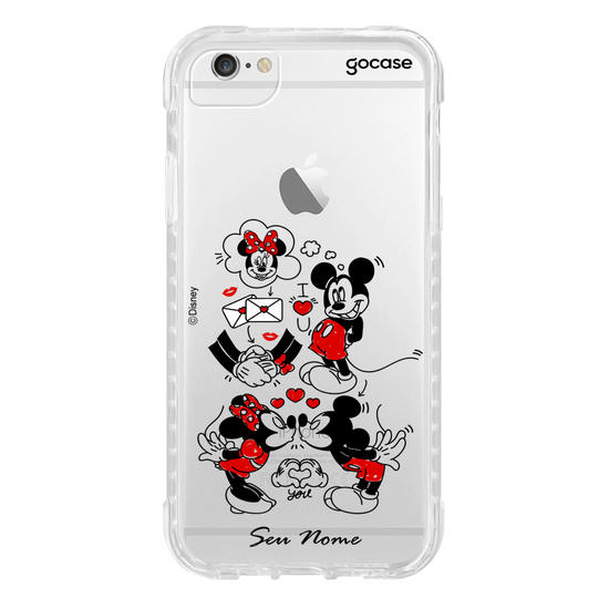 Capinha para celular Mickey & Amigos - Cartas