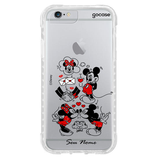 Capinha para celular Mickey & Amigos - Cartas