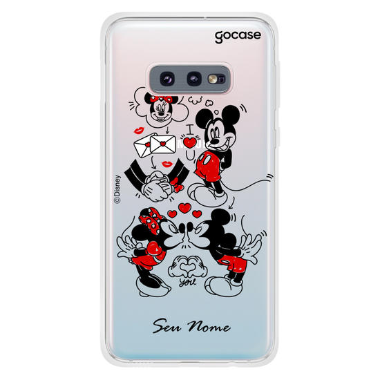 Capinha para celular Disney - Mickey e Minnie - Cartas