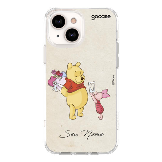 Capinha para celular Ursinho Pooh - Ursinho Pooh e Leitão