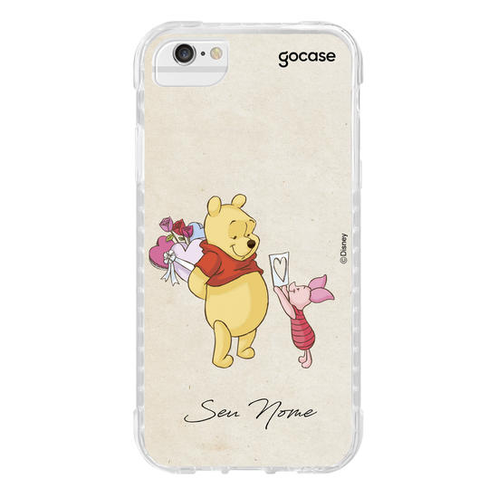 Capinha para celular Ursinho Pooh - Ursinho Pooh e Leitão