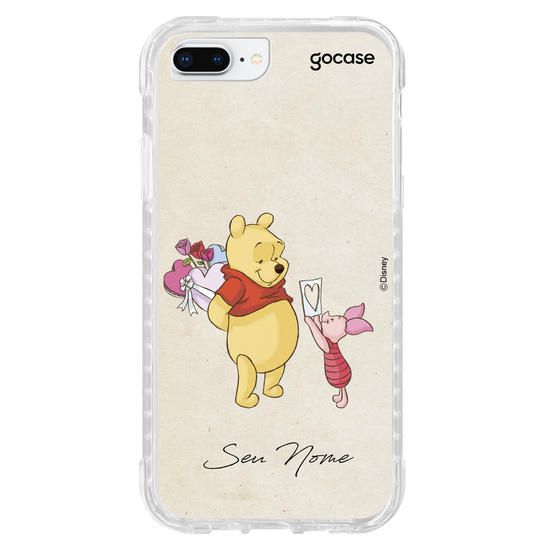 Capinha para celular Ursinho Pooh - Ursinho Pooh e Leitão