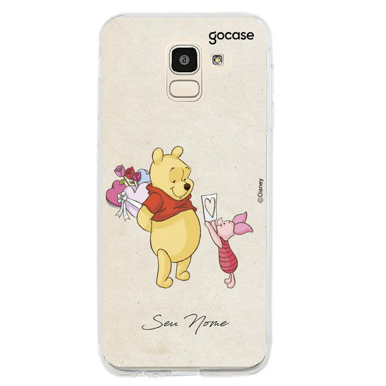 Capinha para celular Disney - Ursinho Pooh e Leitão