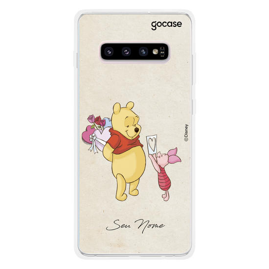 Capinha para celular Disney - Ursinho Pooh e Leitão