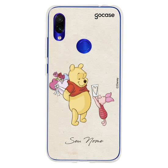 Capinha para celular Disney - Ursinho Pooh e Leitão