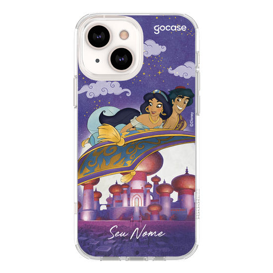 Capinha para celular Disney - Princesas - Num Tapete a Voar