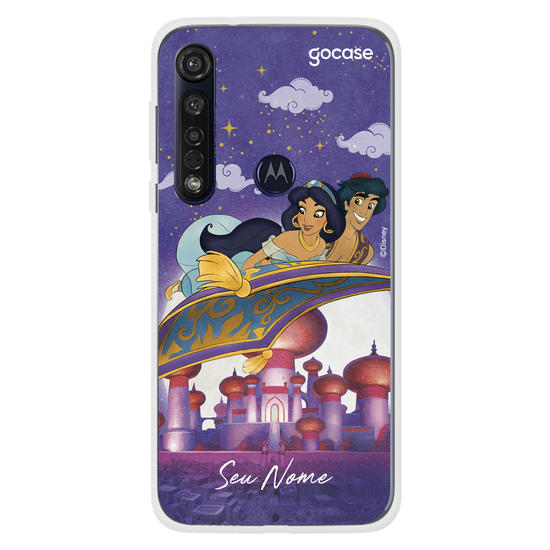 Capinha para celular Disney - Jasmine e Aladdin - Num Tapete a Voar
