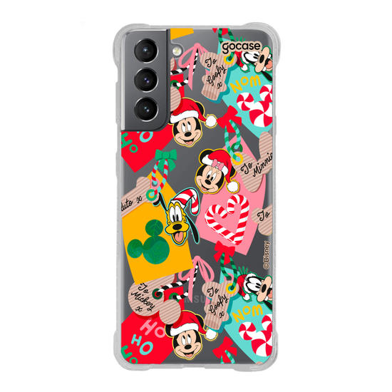 Capinha para celular Mickey & Amigos - Patches Natalinos