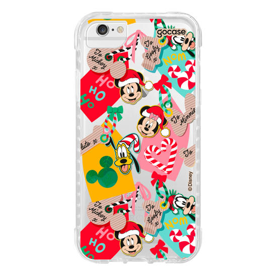 Capinha para celular Mickey & Amigos - Patches Natalinos