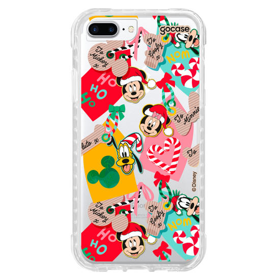 Capinha para celular Mickey & Amigos - Patches Natalinos