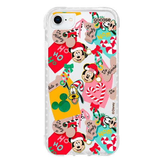 Capinha para celular Mickey & Amigos - Patches Natalinos