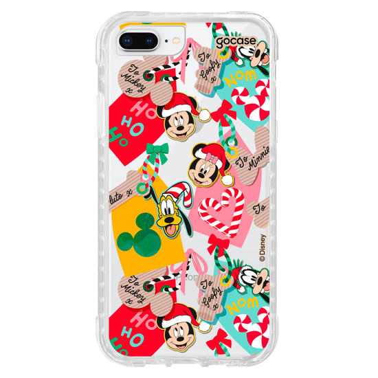 Capinha para celular Mickey & Amigos - Patches Natalinos