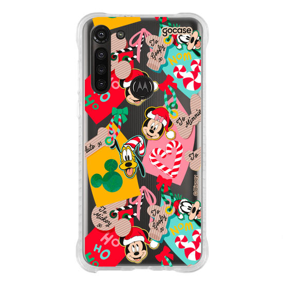 Capinha para celular Mickey & Amigos - Patches Natalinos