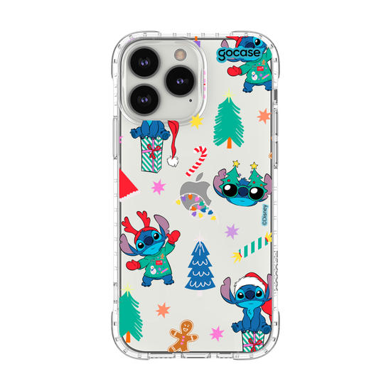 Capinha para celular Lilo & Stitch - Stitch Christmas Patches