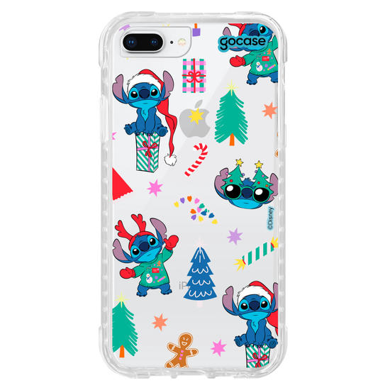 Capinha para celular Lilo & Stitch - Stitch Christmas Patches