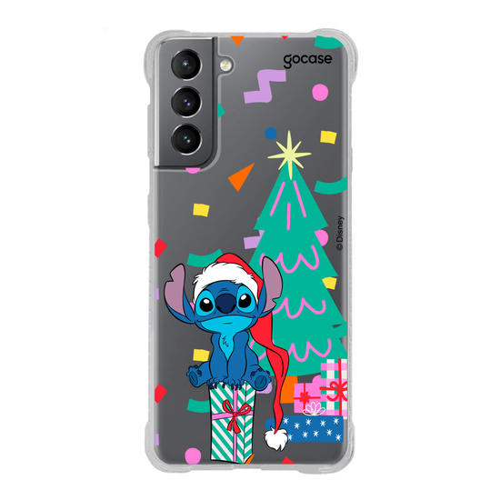 Capinha para celular Lilo & Stitch - Happy Christmas Stitch