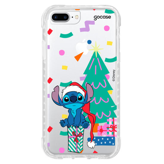 Capinha para celular Lilo & Stitch - Happy Christmas Stitch