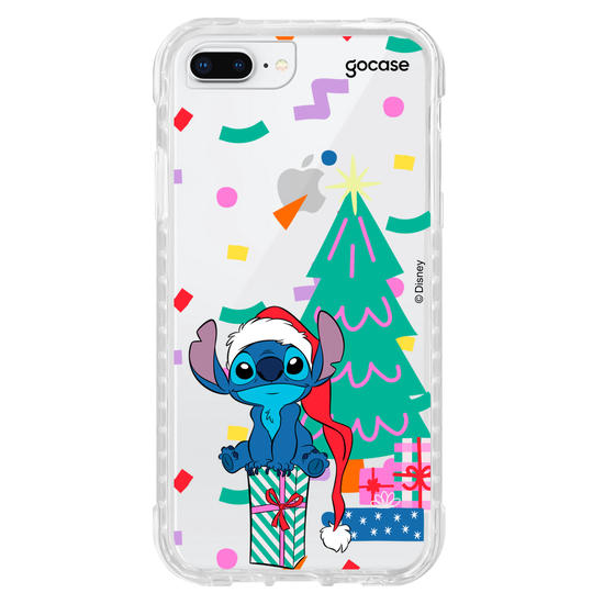 Capinha para celular Lilo & Stitch - Happy Christmas Stitch