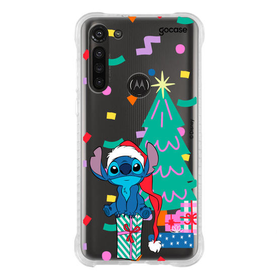Capinha para celular Lilo & Stitch - Happy Christmas Stitch