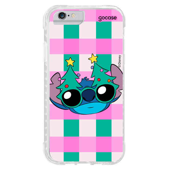 Capinha para celular Lilo & Stitch - Christmas Glasses