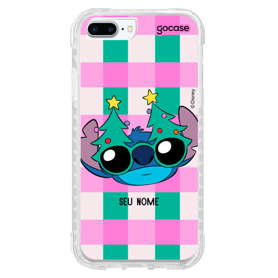Capinha para celular Lilo & Stitch - Christmas Glasses