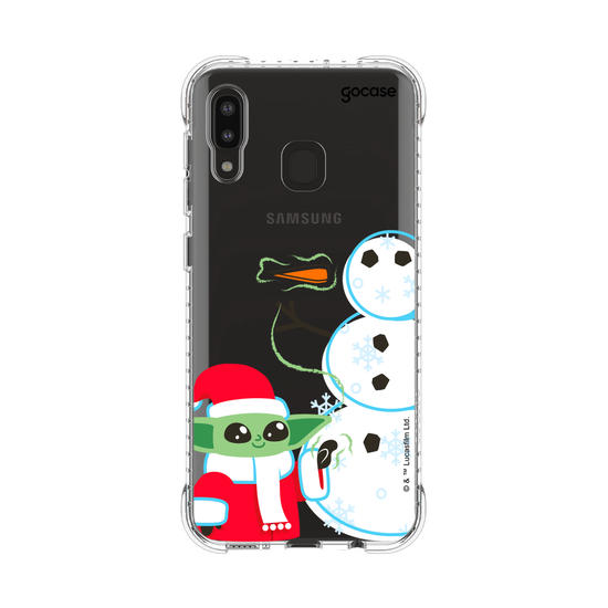 Capinha para celular Star Wars - Baby Yoda Feliz Natal
