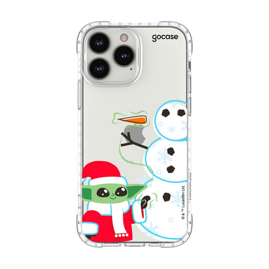 Capinha para celular Star Wars - Baby Yoda Feliz Natal