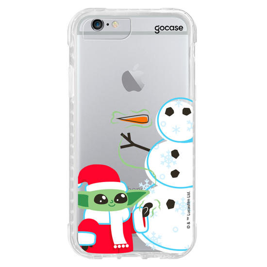 Capinha para celular Star Wars - Baby Yoda Feliz Natal