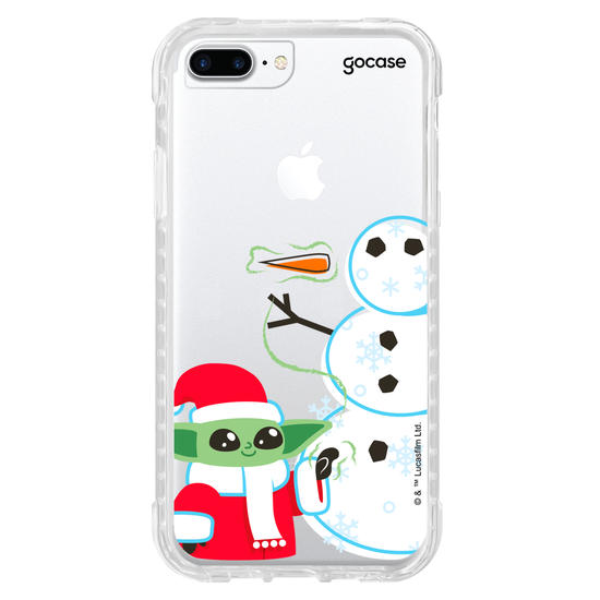 Capinha para celular Star Wars - Baby Yoda Feliz Natal