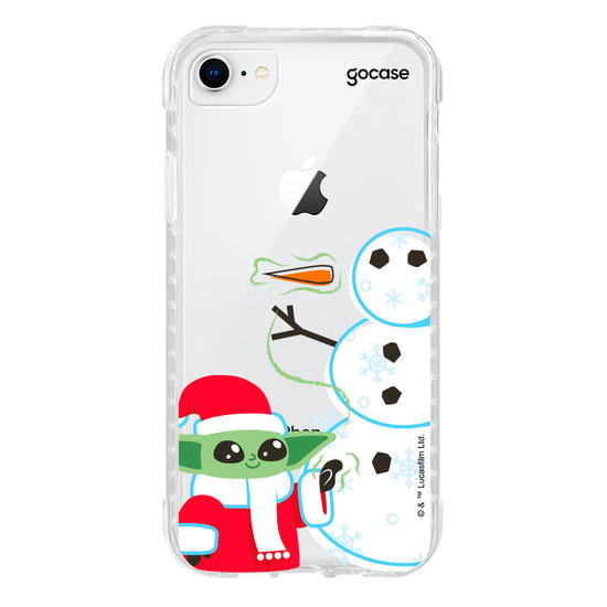 Capinha para celular Star Wars - Baby Yoda Feliz Natal