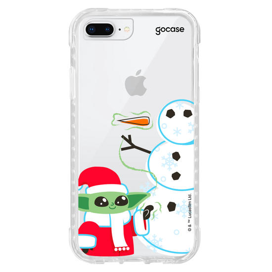 Capinha para celular Star Wars - Baby Yoda Feliz Natal