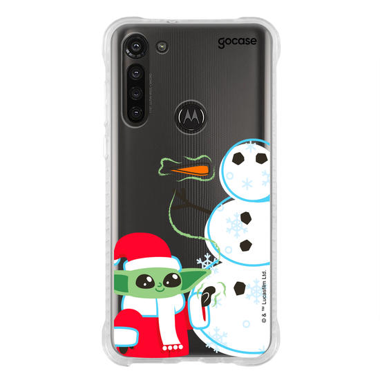 Capinha para celular Star Wars - Baby Yoda Feliz Natal