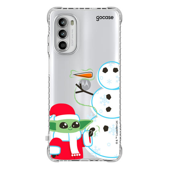 Capinha para celular Star Wars - Baby Yoda Feliz Natal