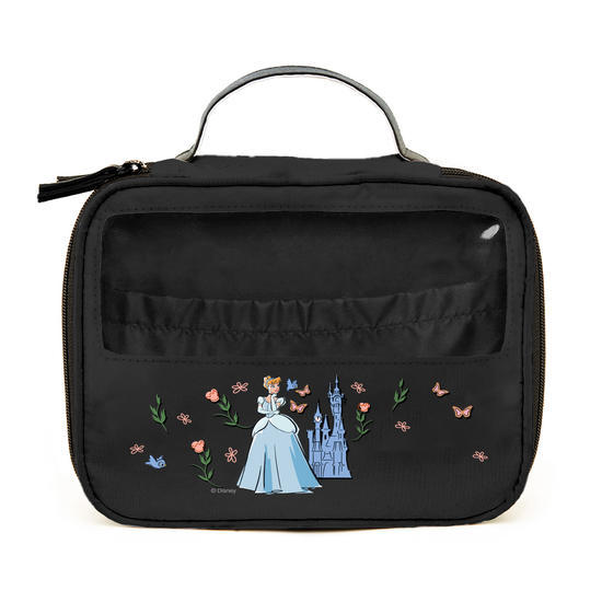 Necessaire Makeup Double - Disney - Cinderela - Princesas Castelos Encantados