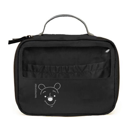 Necessaire Makeup Double Preta - Pooh - Lineart Big Face