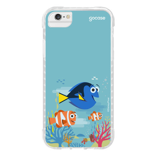 Capinha para celular Disney - Procurando o Nemo - Corais