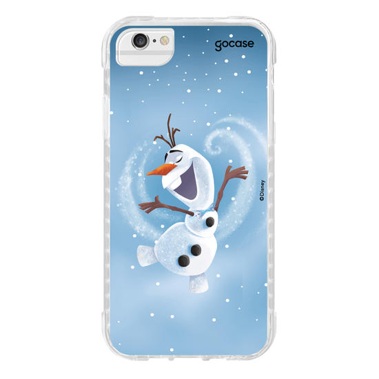 Capinha para celular Disney - Olaf - Brincando na Neve